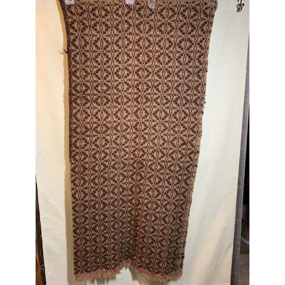 Vintage Handmade Brown and Tan Ruana - Made in Colombia - Picture 3 of 6